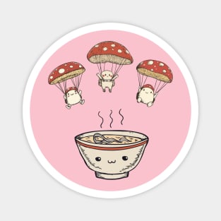 Kawaii Mushroom Soup - Reinforcement Arriving Magnet